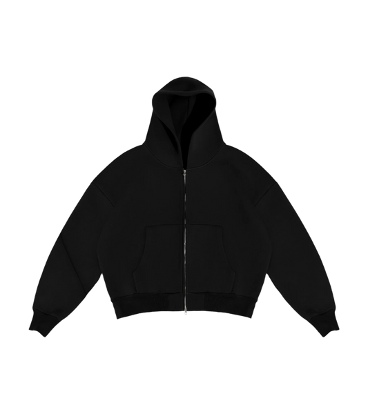 SWEAT ZIPÉ 02 / NOIR