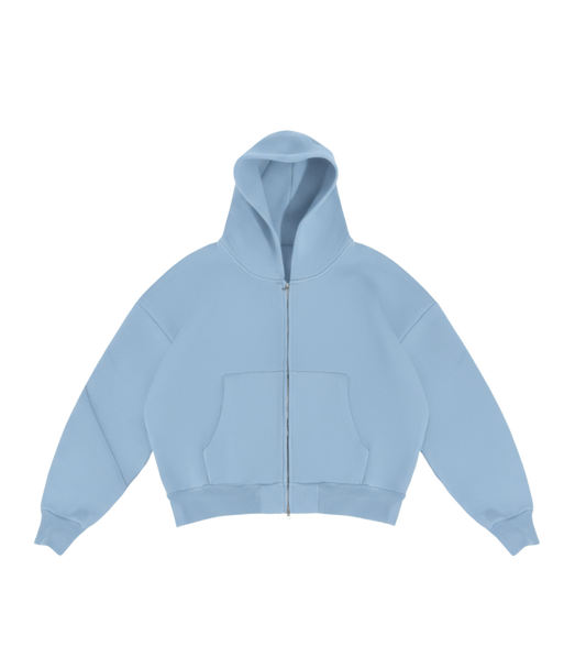 SWEAT ZIPÉ 02 / BLEU CIEL