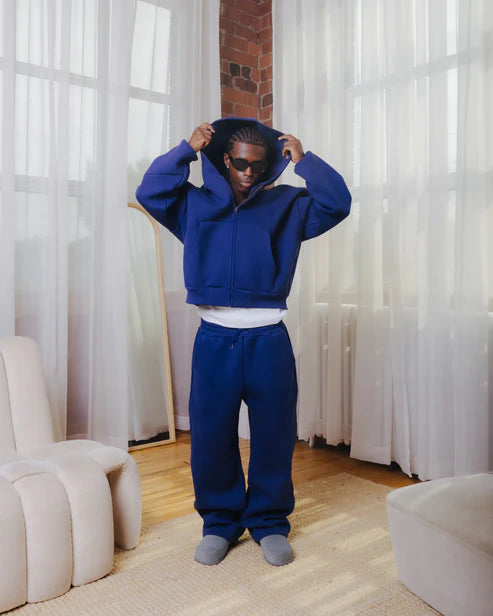 SWEAT ZIPÉ 02 / BLEU NUIT