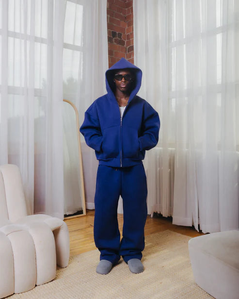 SWEAT ZIPÉ 02 / BLEU NUIT